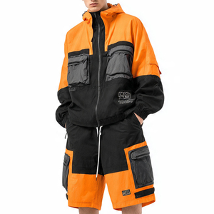 Mountain <b>Camping</b> Shorts Sets Men <b>Windbreaker</b> Jacket Rain Pants Men Hiking <b>Camping</b> Rain Shorts Two Piece Set Men - Product Image 4
