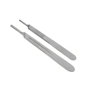Hot Sale Carbon Steel Knife Handle Surgical Blade Medical Surgery Cutting Skin Disposable Surgery Scalpel | Scalpel Handle