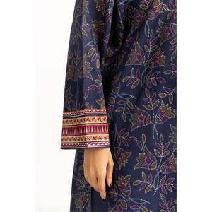 Costume imprimé 3 pièces pour femmes Navy, collection élégante Lawn - Product Image 2