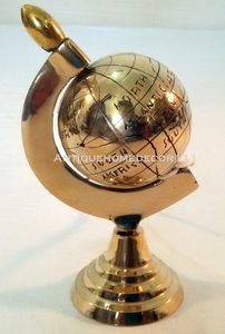 Exclusivos proveedores de globos terráqueos armillary náuticos de metal de latón armilar náutico con soporte para decoración de escritorio - Product Image 5