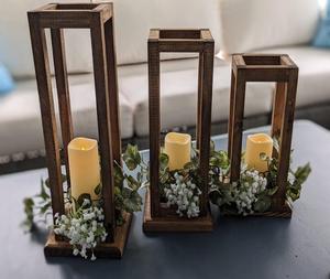 Conteneur de bougie en bois de luxe, bougeoirs artisanaux pour une décoration intérieure élégante, tables à manger et mariages, qualité supérieure - Product Image 3