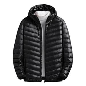 Nouveau logo personnalisé de haute qualité manteau d'hiver noir doudoune Streetwear à capuche hommes doudoune pour hommes - Product Image 6