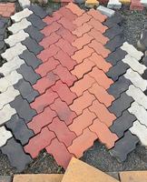 Moule à briques à emboîtement en plastique PP durable Moule à blocs de pavés en béton pour carrelage Moules de haute qualité