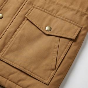 Vestes parka à capuche pour hommes de qualité supérieure personnalisées, vêtements d'extérieur confortables, valeur compétitive, tissu polaire, hiver, thermique, chaud - Product Image 5