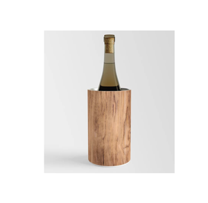Cubo enfriador de vino de madera más vendido con enfriador de vino cubo de hielo con asas de madera recubierto de polvo con venta - Product Image 2