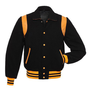 High Street Premium Quality Letterman Sports Varsity Slim Fit Classique Design Élégant CollegeBaseballjacket pour hommes DDP Shipping - Product Image 3