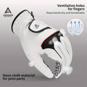 Gants de golf personnalisés AIFRAN en gros : Mitaines de golf professionnelles à ajustement hautement élastique - Product Image 3