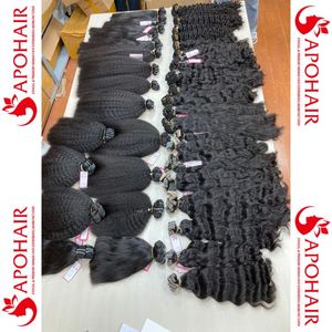 Extensiones de pelo de cinta camboyana vietnamita virgen de color natural al por mayor 100% de alta calidad de doble dibujado en estilo de onda natural - Product Image 4