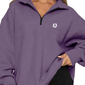 Modern Look Warm Soft Winter <b>Women's</b> Quarter Zip Sweatshirts Front Custom Long Sleeve Eco-Friendly Breathable <b>for</b> Street Style - Product Image 1