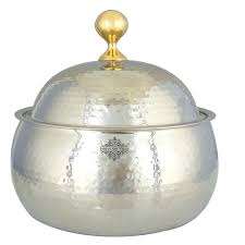 Cazuela de acero inoxidable de alta calidad con asas ergonómicas y una tapa elegante perfecta para cocinar y servir comidas calientes - Product Image 5