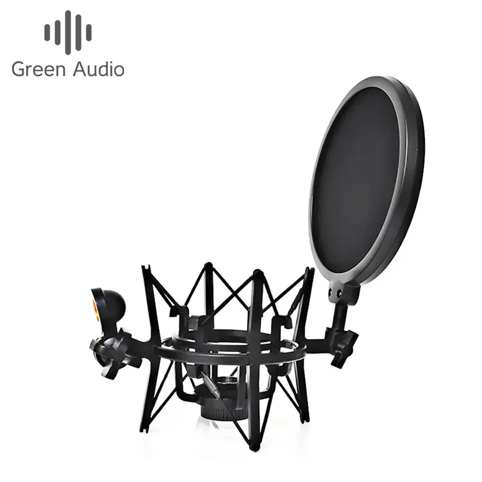 Hoge Kwaliteit Professionele Microfoon Shock Mount Voor Studio Condensator Microfoon Shock Mount Pop Filter