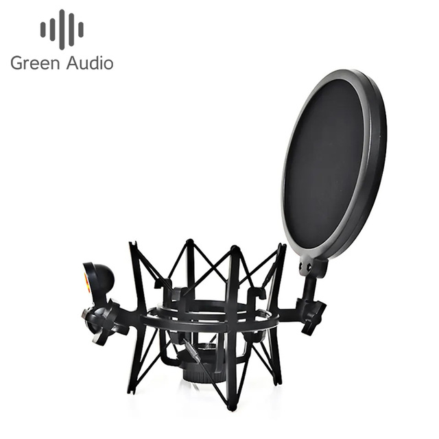 High Quality Professional Microphone Shock Mount for Studio Condenser Mic Shock Mount Pop  Filter
