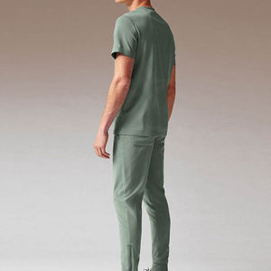 Conjunto de Uniformes Médicos Personalizados Bestex para Hombre, Tejido de Spandex/Poliéster, Impresión Digital, Parte Superior y Pantalones, Trajes de Enfermería para Uso Hospitalario - Product Image 6