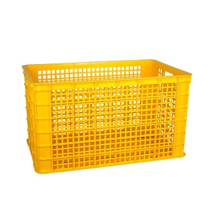 베트남에서 바퀴 플라스틱 상자에 5052 여러 가지 용도로 사용할 수 있는 초대형 파란색 플라스틱 바구니 - Product Image 5