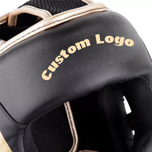 Vente en gros personnalisé Coaching Sparring Training Sécurité Muay Thai Protège-tête en cuir de vachette de qualité supérieure - Product Image 4