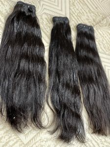 Extensiones de cabello humano de alta calidad, mechones de pelo NATURAL rizado liso y ondulado con envío gratis por DHL - Product Image 4