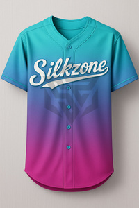 Silkzone Ind, venta al por mayor, camisetas deportivas OEM personalizadas, camisetas de béisbol transpirables con nombre de equipo y logotipo, ropa de softbol personalizable - Product Image 4