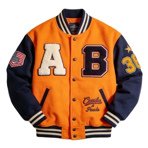 Veste de baseball en laine mélangée avec logo personnalisé pour homme, veste varsity, taille plus, coupe ample, veste de sport, veste letterman de haute qualité - Product Image 1