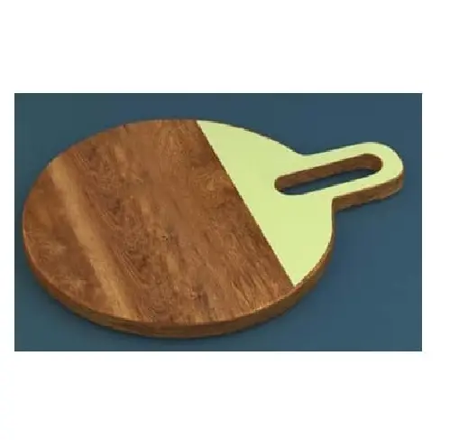 野菜肉魚用グリップまな板付きキッチン用の非常に耐久性のある木製まな板/まな板/サービングボード