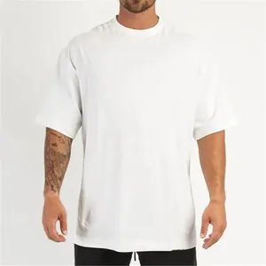 Camiseta de algodón estilo ropa de calle Vintage para hombre Material largo y grueso con métodos de impresión de goteo de soplo Estilo de diseñador de Hip Hop - Product Image 5