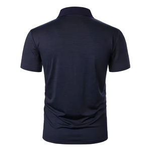 Camiseta de Verano de Manga Corta para Hombre, Talla Grande, Informal, de Punto Sólido, Transpirable y de Alta Calidad - Product Image 2