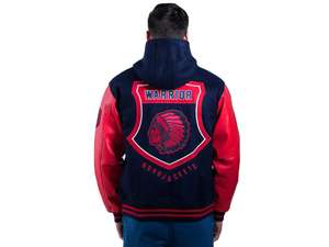 Venta al por mayor de los hombres de estilo de béisbol clásico chaqueta de invierno de manga larga Vintage College personalizado Letterman Varsity 100% lana servicio OEM - Product Image 6