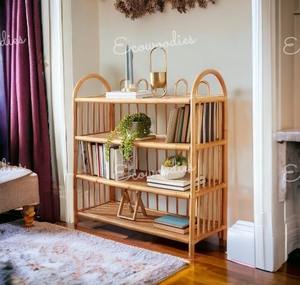 Estante de almacenamiento de bambú hecho a mano, decoración del hogar, revista, organizador de periódicos para interiores, ropa de armario - Product Image 6