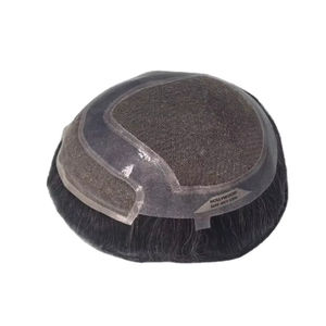 Toupee para Hombre Taz Hair, Peluca de Cabello Humano 100%, Densidad Cruda 60%-150%, Cabello Indio Remy, Resistente al Agua, Ondulado - Product Image 6