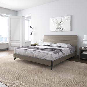 LIT SIENA King Design moderne sans rangement Mobilier de chambre à coucher en bois pour la maison pour les appartements - Product Image 1