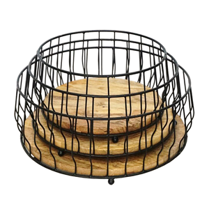 Lot de 3 plateaux de service faits à la main en bois de manguier poignées découpées plateau rectangulaire en bois naturel pour la maison restaurant utilisation décorative - Product Image 5