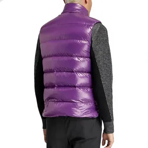Gilet décontracté pour homme, sans manches, col montant, style équestre, polyester/nylon, modèle 2026, VI-GILETS-0089 - Product Image 2