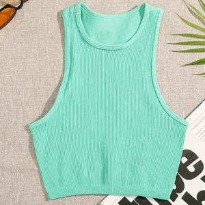 ชุดกีฬาสองชิ้นสำหรับผู้หญิงชุดครอปท็อปและกางเกงขาสั้นสำหรับนักขี่จักรยานผ้าสแปนเด็กซ์เป็นมิตรกับสิ่งแวดล้อมผลิตตามสั่งสำหรับฤดูร้อน - Product Image 6