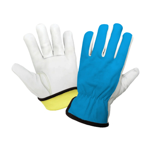Nuevos guantes de cuero de alta calidad para conducir, superficie esponjosa, cómodos, transpirables, de alta temperatura, guantes de cuero para exteriores para hombres - Product Image 5