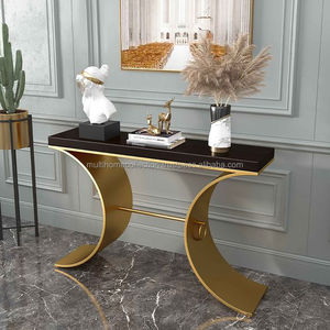 Mesa auxiliar de hierro, tapa de mármol, suministros de fábrica al por mayor, la última mesa de centro anidada a un precio razonable, mesa auxiliar personalizada - Product Image 6