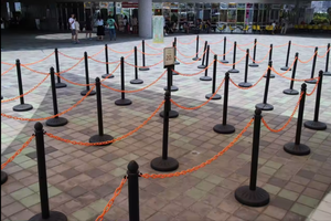 Cadena de poste corto de plástico de 2 eslabones enrollada en carrete para ajustes al aire libre 6mm X 30M 2 eslabones + estándar Taiwán 6mm PINKBRAND - Product Image 3