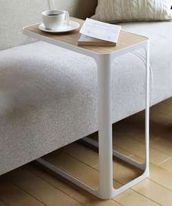 Innovative Unisex Minimalist Industrial Style Live Edge <b>Walnut</b> Frame Side Table Stainless Steel Yamazaki Accessory for Handbags - Product Image 4