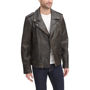 Nouvelle arrivée, veste en cuir de haute qualité, texture lisse, couture solide, nouveau design de logo personnalisé, créez vos propres vestes en cuir - Product Image 1