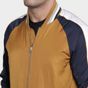 Chaqueta Bomber de Cuello Alto para Hombre, Estilo Urbano, 2 Bolsillos Laterales Personalizados, Precio Razonable - Product Image 5