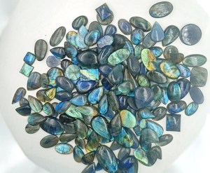 Natural Blue Labradorite Gemstone Cabochon Lot Unique Labradorite Gemstone From Labradoresite - Product Image 4