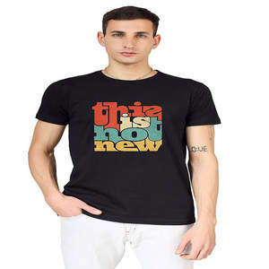 Personalizar streetwear serigrafía camiseta algodón orgánico gráfico peso pesado camisetas para hombres - Product Image 1