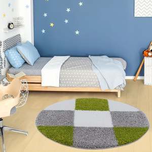 Juego de Alfombras Geométricas Verdes Myshaggy - Product Image 3