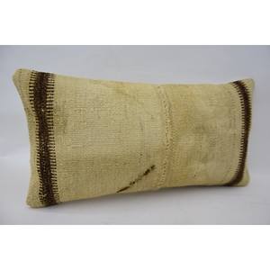 Premium Beige Kantha Patchwork Wool Pillow 12x24 Inch Luxury <b>Vintage</b> Woven Pattern Portable <b>Bedding</b> Fluffy Ring Square Features - Product Image 2