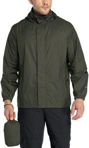 2025 venta al por mayor logotipo bordado personalizado impermeable cremallera acolchada con capucha chaqueta cortavientos abrigos de poliéster para hombres - Product Image 2