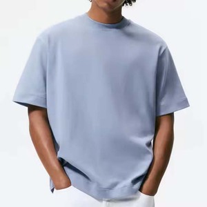 Venta al por mayor de diseñador personalizado cuello redondo impreso camiseta para hombres 100% algodón verano Casual ropa al aire libre camiseta impresa para hombres - Product Image 6