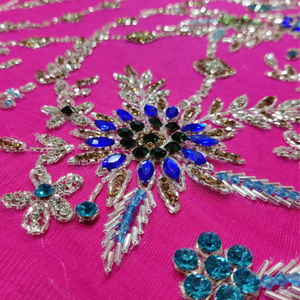 Tissu de haute qualité avec motif brodé pour robe de soirée - Product Image 3