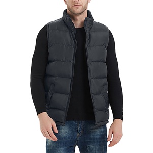 Chaleco informal con cuello levantado para hombre, chaqueta para Otoño Invierno, verde fresco, Color puro, transpirable, ropa exterior de secado rápido - Product Image 5