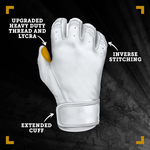 Gants de frappe de baseball à séchage rapide personnalisés de conception OEM Gant de baseball en cuir à prix abordable avec logo personnalisé - Product Image 2