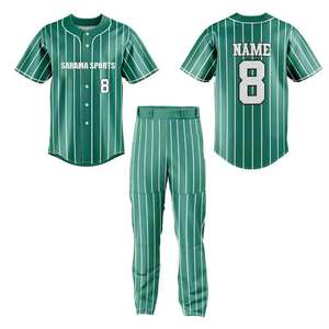 Uniformes de baseball pour hommes, femmes et équipes de jeunes, vente en gros directe d'usine, uniforme de baseball personnalisé, maillot d'équipe, ensemble d'uniformes de baseball - Product Image 1