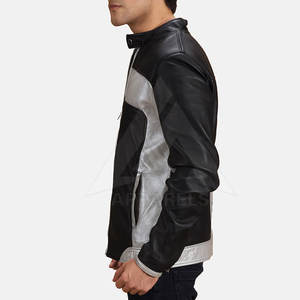 Totalmente personalizado Natural mejor venta impermeable hombres chaqueta de cuero hombres moda Slim Fit moda chaqueta de cuero para hombres - Product Image 2