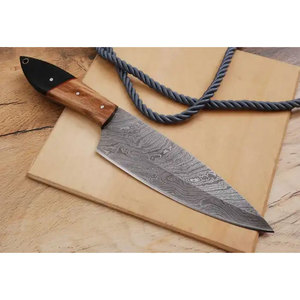 Venta al por mayor de cuchillos de cocina personalizados de alta calidad, superventas, cuchillo de Chef OEM, cuchillo de Chef con mango ligero y mango rojo - Product Image 3